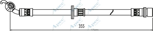 APEC BRAKING Pidurivoolik HOS4074